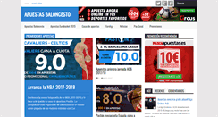 Desktop Screenshot of amigobaloncesto.com